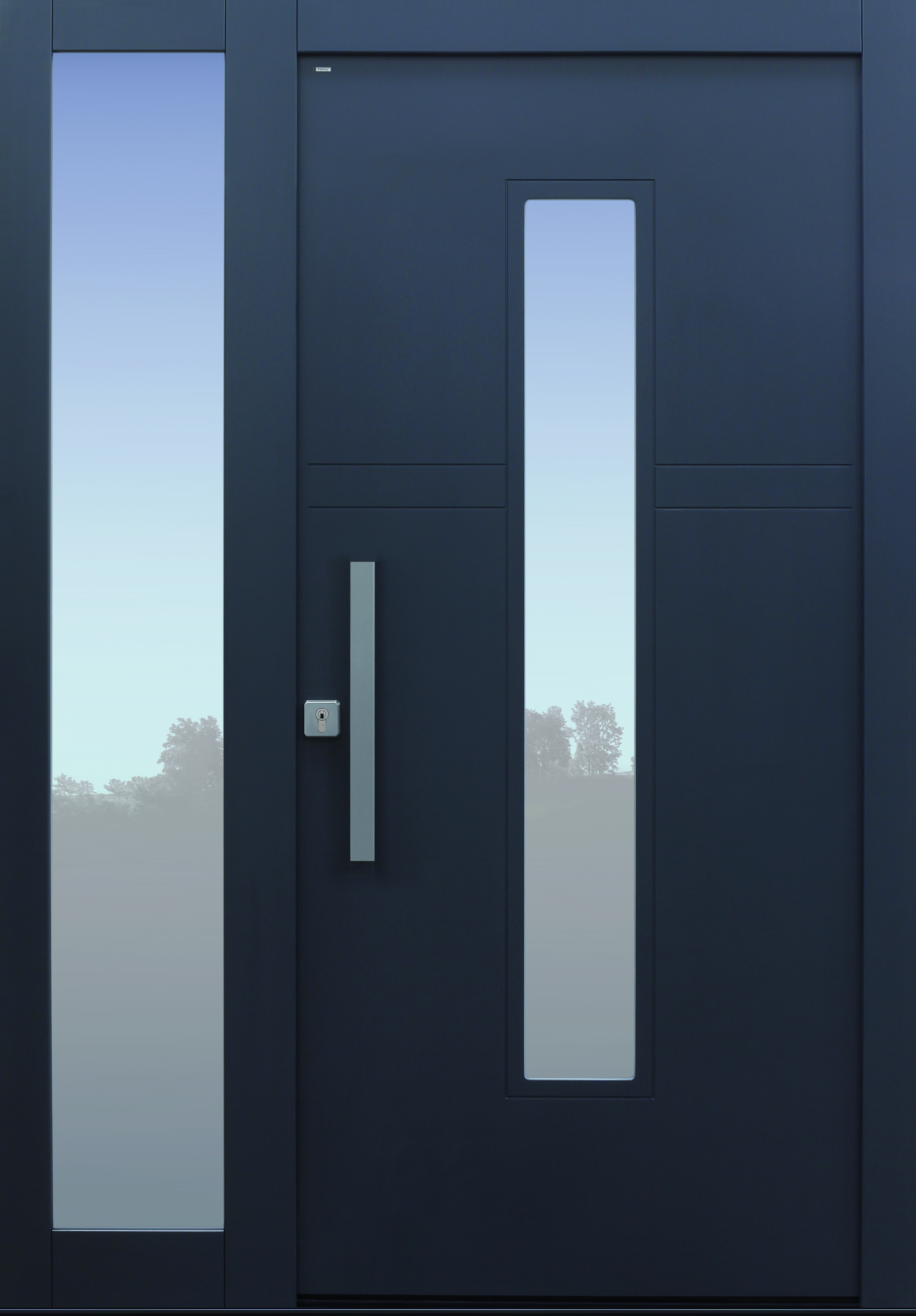 Haustür modern, anthrazit, TOPICcore, Seitenteil, Sicherheitstür, besser als alu, Glas Haustür modern, anthrazit, TOPICcore, Seitenteil, Sicherheitstür, besser als alu, Glas