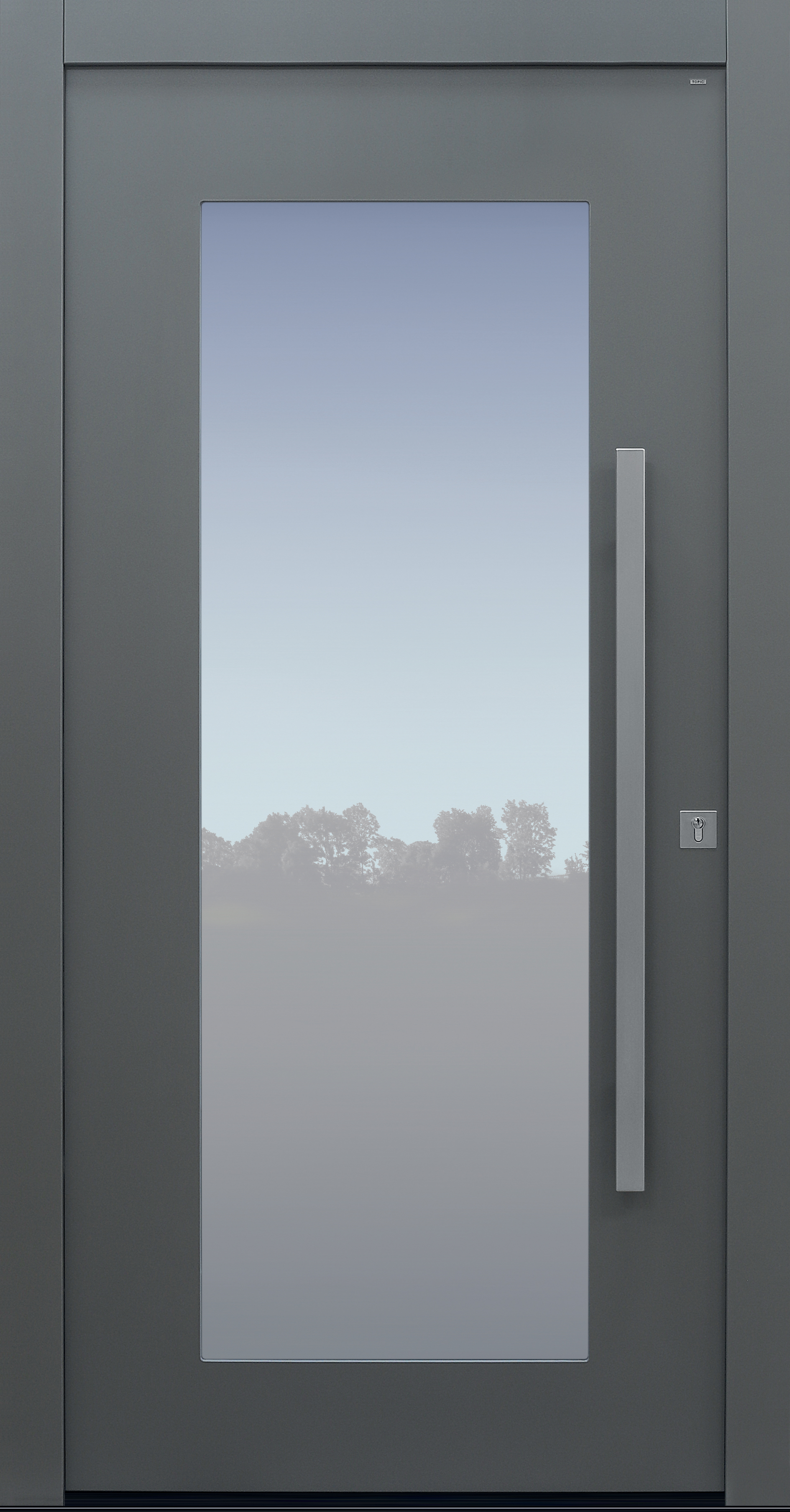 Haustür grau Modell B34 Haustür grau Modell B34