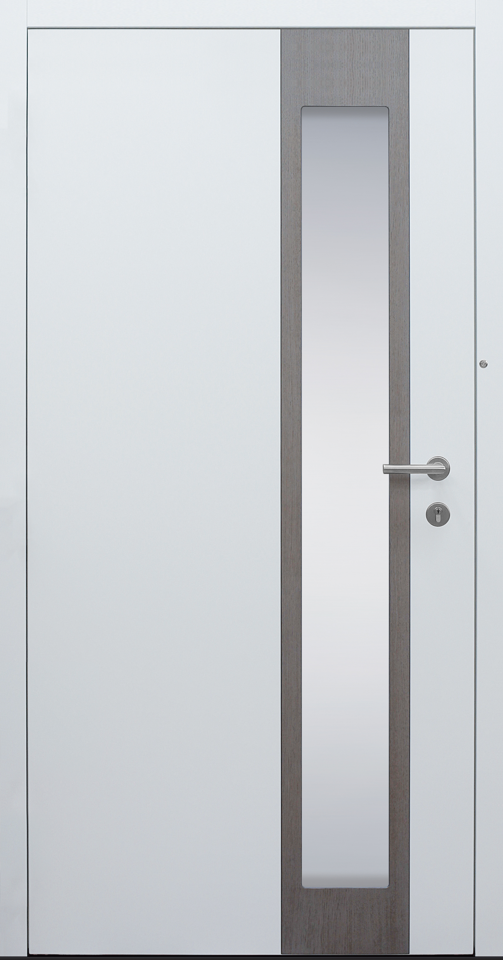 Haustür weiß Innenansicht mit Touch-Tagesfunktion Modell B37 Haustür weiß Innenansicht mit Touch-Tagesfunktion Modell B37