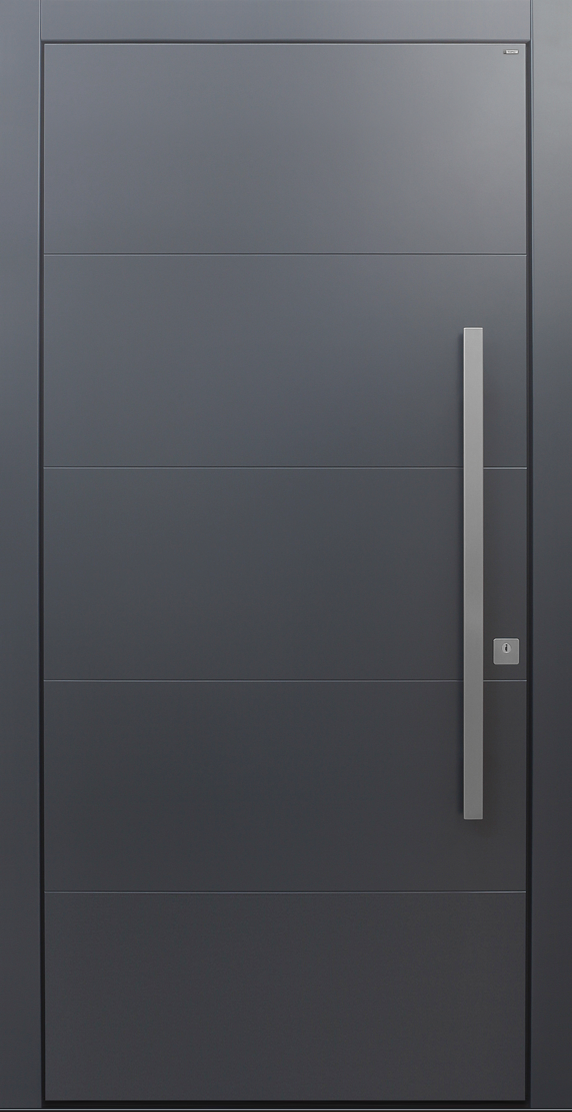 Haustür modern, dunkelgrau, anthrazit, TOPICcore, Sicherheitstür, passivhaustauglich, besser als Alu Haustür modern, dunkelgrau, anthrazit, TOPICcore, Sicherheitstür, passivhaustauglich, besser als Alu