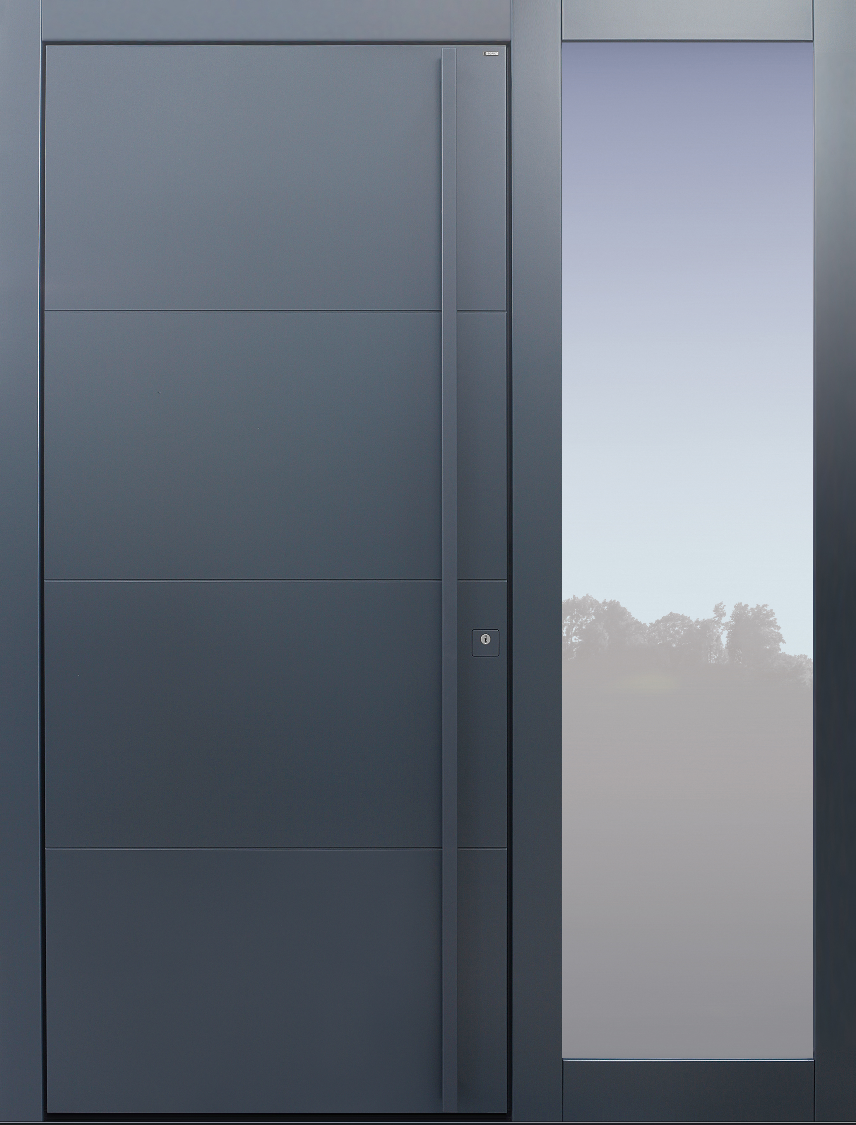 Haustür modern, dunkelgrau, TOPICcore, Sicherheitstür, passivhaustauglich, besser als Alu, Glas Haustür modern, dunkelgrau, anthrazit, TOPICcore, Sicherheitstür, passivhaustauglich, besser als Alu, Glas