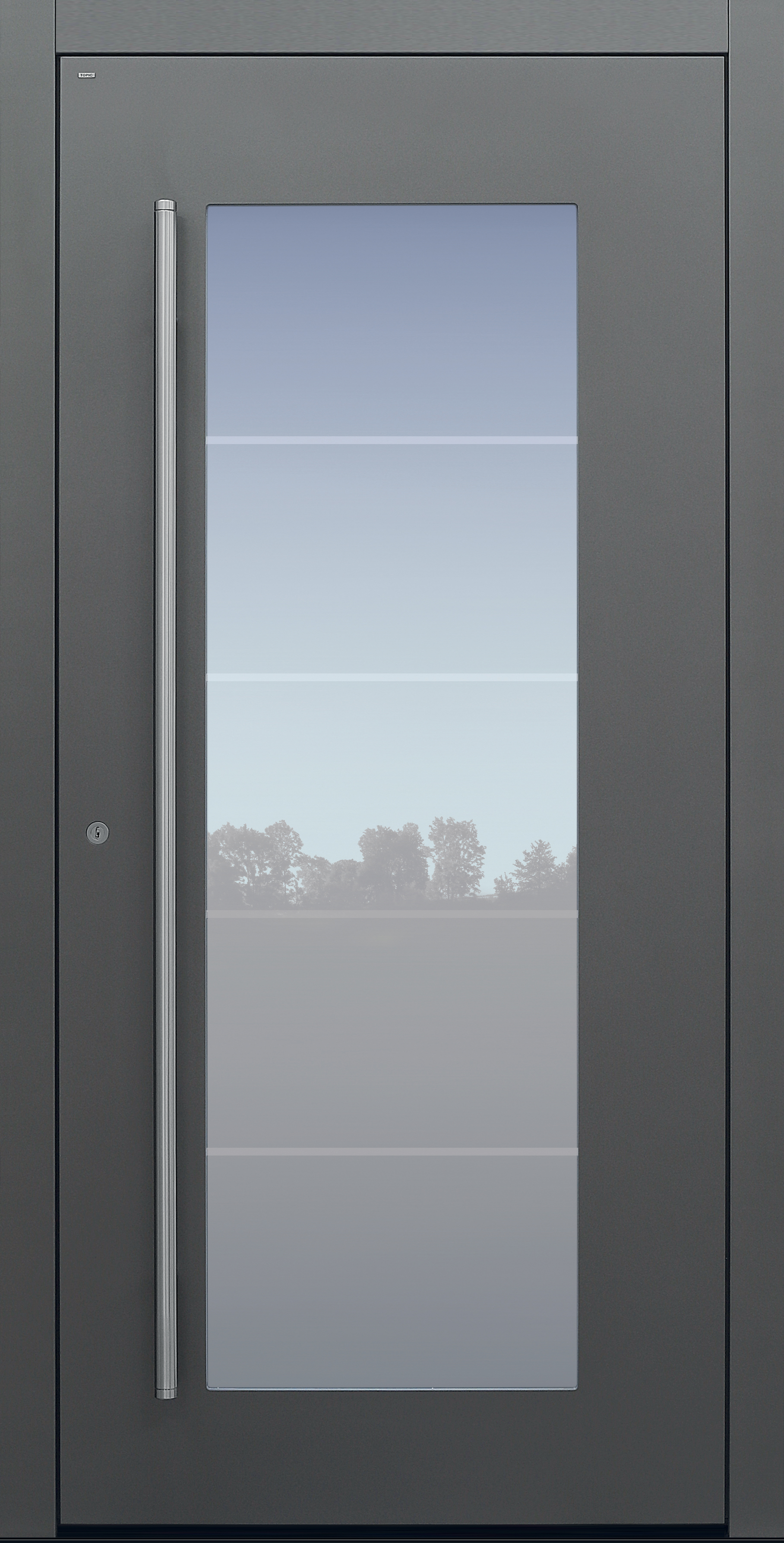 Haustür grau Modell B34 Haustür grau Modell B34