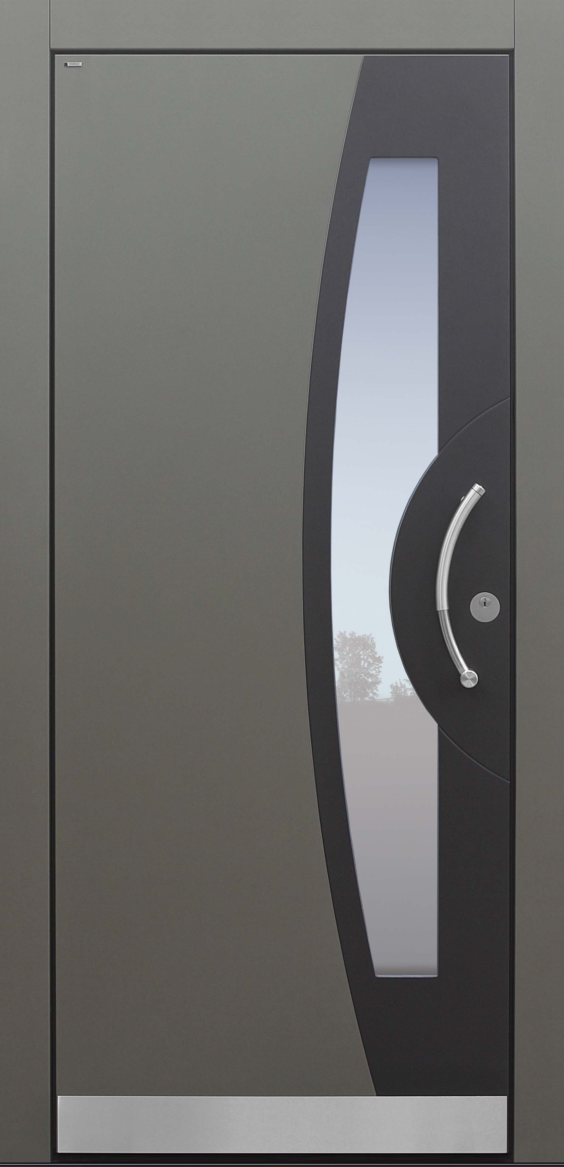 Haustür modern, TOPICcore, RAL, grau, Sicherheitstür, passivhaustauglich, besser als Alu, Glas Haustür modern, TOPICcore, RAL, grau, Sicherheitstür, passivhaustauglich, besser als Alu, Glas