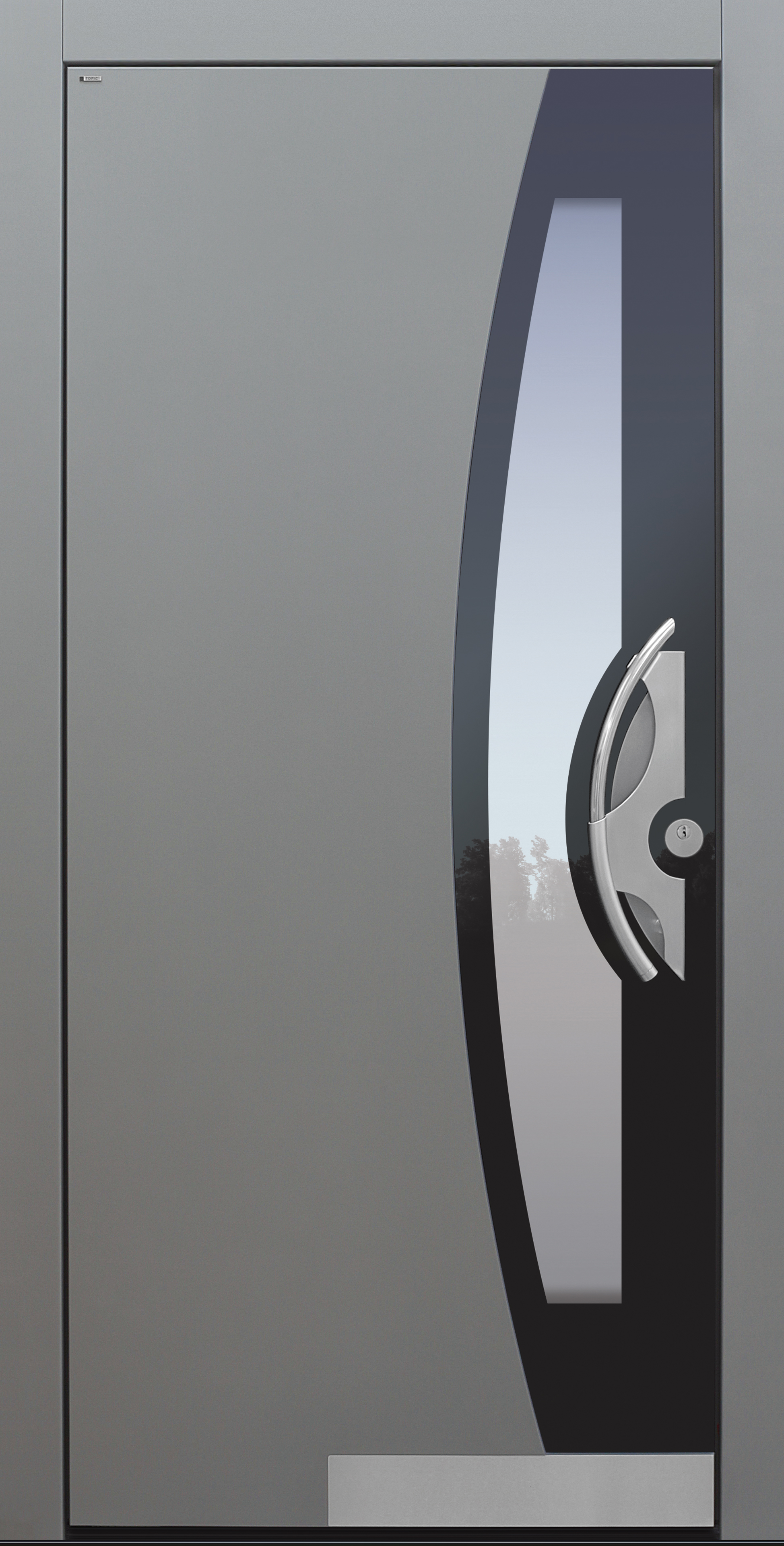 Haustür modern, TOPICcore, grau, Sicherheitstür, passivhaustauglich, besser als Alu, Glas Haustür modern, TOPICcore, grau, Sicherheitstür, passivhaustauglich, besser als Alu, Glas