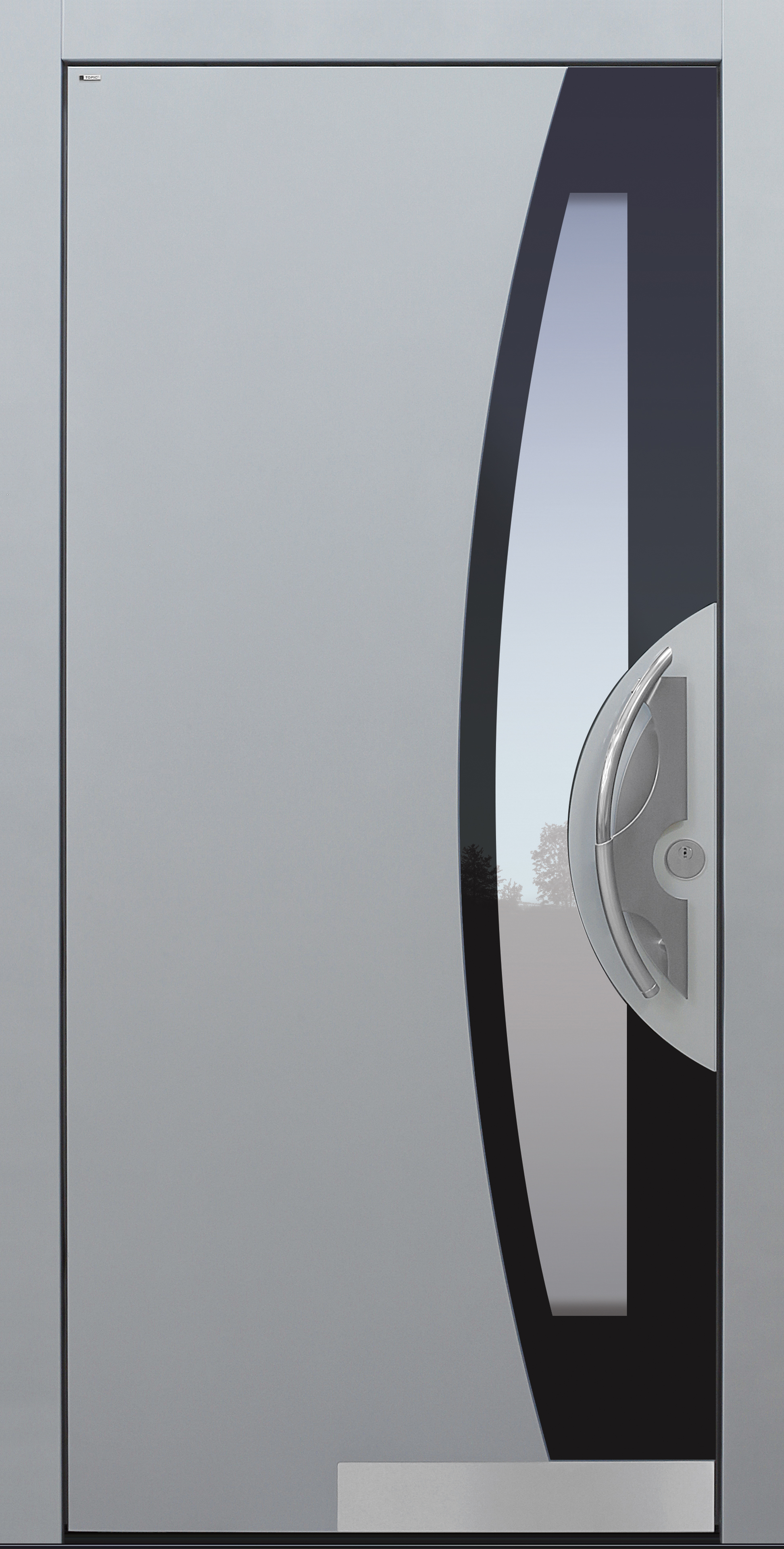 Haustür modern, TOPICcore, hellgrau, RAL, Sicherheitstür, passivhaustauglich, besser als Alu, Glas Haustür modern, TOPICcore, hellgrau, RAL, Sicherheitstür, passivhaustauglich, besser als Alu, Glas
