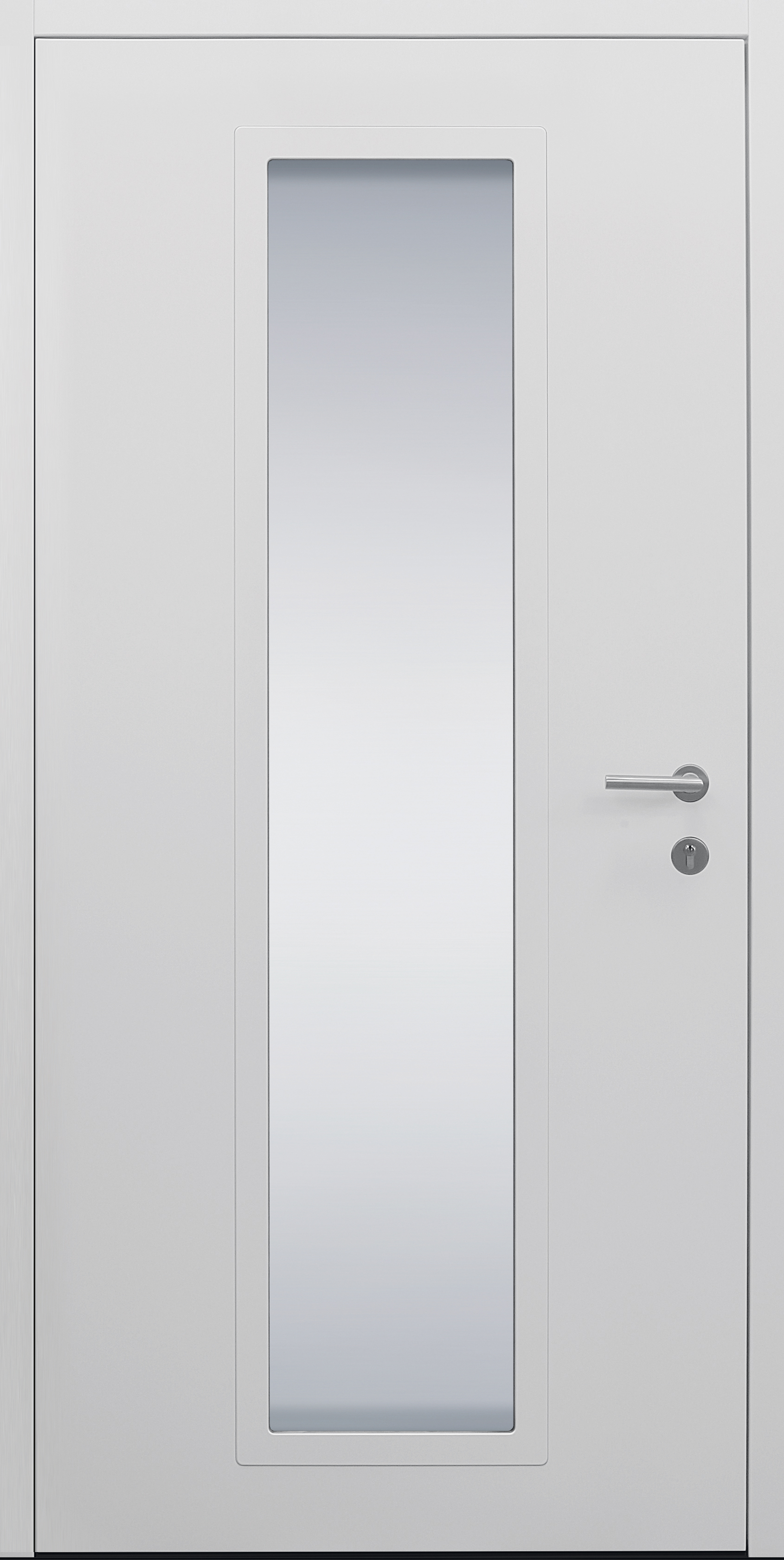Haustür weiß Modell B11-T2 innen Haustür weiß Modell B11-T2 innen