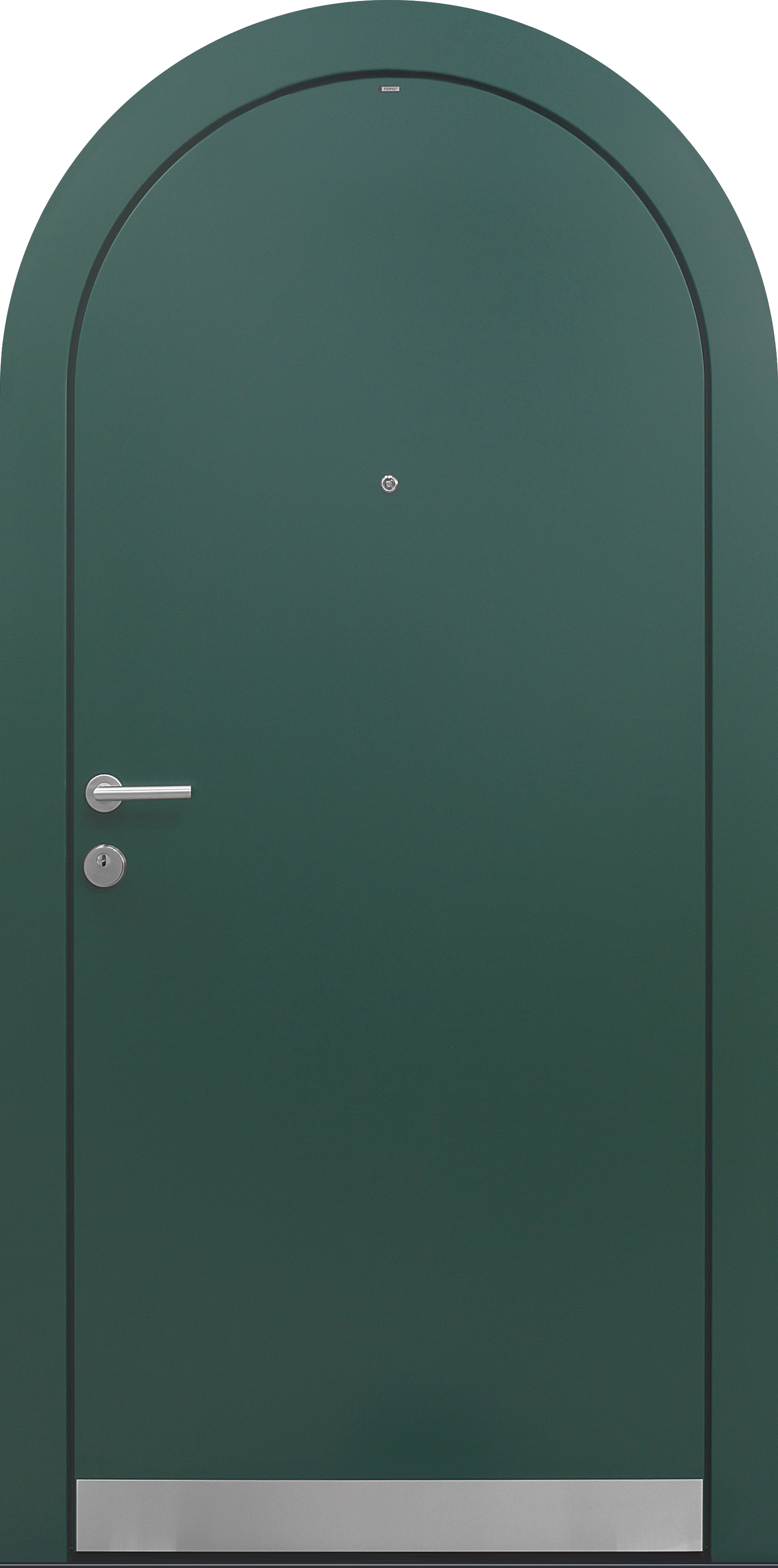 Haustür grün mit Rundbogen Modell B9-T1 Haustür grün mit Rundbogen Modell B9-T1