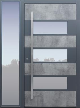 Haustür Exterior Skyline mit Seitenteil BG11 Modell B17