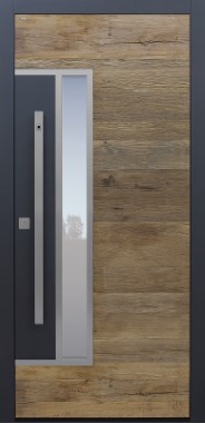 Haustür Altholz Eiche mit Fingerprint Modell B33