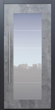 Haustür Exterior Skyline mit Glasmotiv MS4 mit Option Designpaket Modell B34