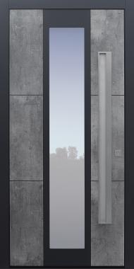 Haustür Exterior Skyline mit Schalengriff Modell B35