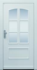 Haustür, Landhaus, weiß, TOPICcore, Sicherheitstür, besser als alu, Seitenteil, Glas