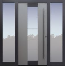 Haustür modern, TOPICcore, Seitenteil, Sicherheitstür, passivhaustauglich, besser als alu, Glas