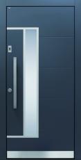 Haustür modern, grau, TOPICcore, Sicherheitstür, passivhaustauglich, besser als alu, Glas