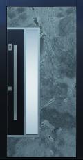 Haustür modern anthrazit, Echtstein, Stein, Himalayastein, Edelstahl, Sicherheitstür, passivhaustauglich, TOPICcore, besser als alu, Glas