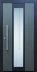 Haustür modern, anthrazit, grau, TOPICcore, Sicherheitstür, passivhaustauglich, besser als alu, Glas  
