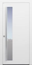 Haustür modern, weiß, TOPICcore, Sicherheitstür, passivhaustauglich, besser als Alu, Glas