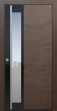 Haustür, modern, braun, Lamiera, Topiccore, Keramik, Edelstahl, Sicherheitstür, passivhaustauglich, besser als Alu, Glas