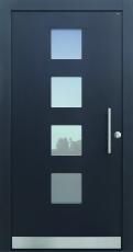 Haustür modern, TOPICcore, Anthrazit, Dunkelgrau, Sicherheitstür, passivhaustauglich, besser als Alu, Glas