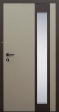 Haustür braun Innenansicht mit Touch-Tagesfunktion Modell B63-T3