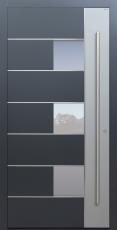 Haustür anthrazit mit Option 2. Farbe Modell B66