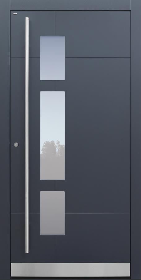 Haustür anthrazit mit Option Designpaket Modell A250