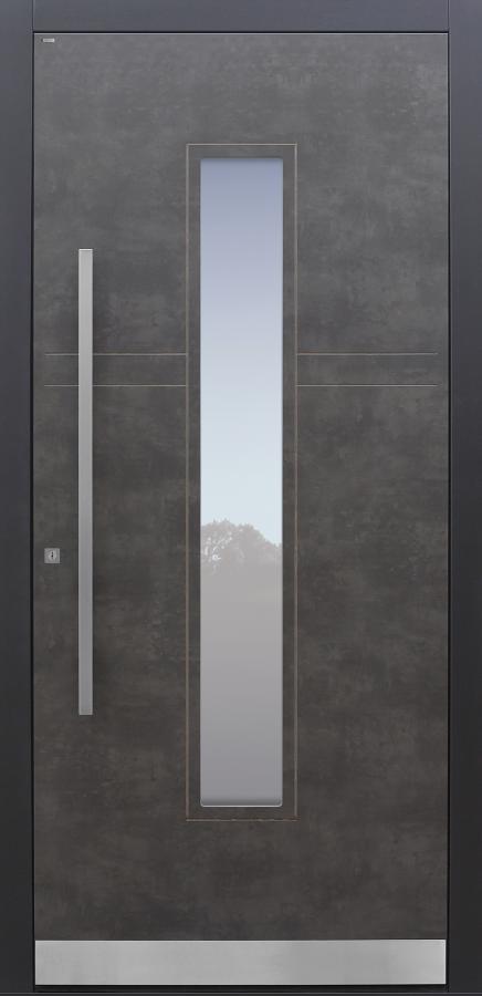 Haustür Exterior Prado Agate Grey mit Option Designpaket Modell A483