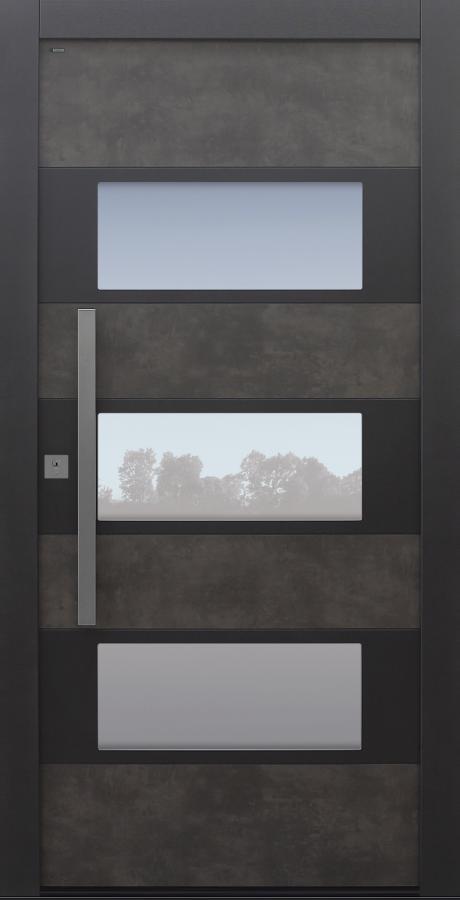Haustür Prado Agate Grey mit Option 2. Farbe Modell B17