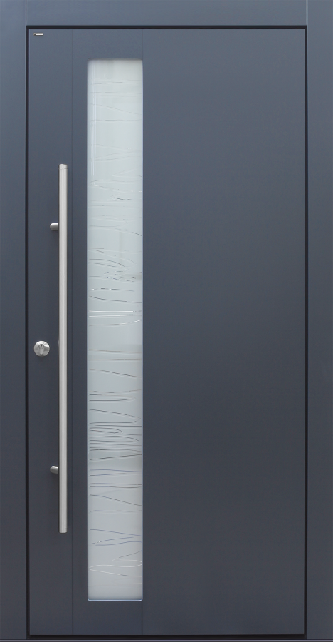 Haustür modern, dunkelgrau, Topiccore, Sicherheitstür, passivhaustauglich, besser als alu, Glas