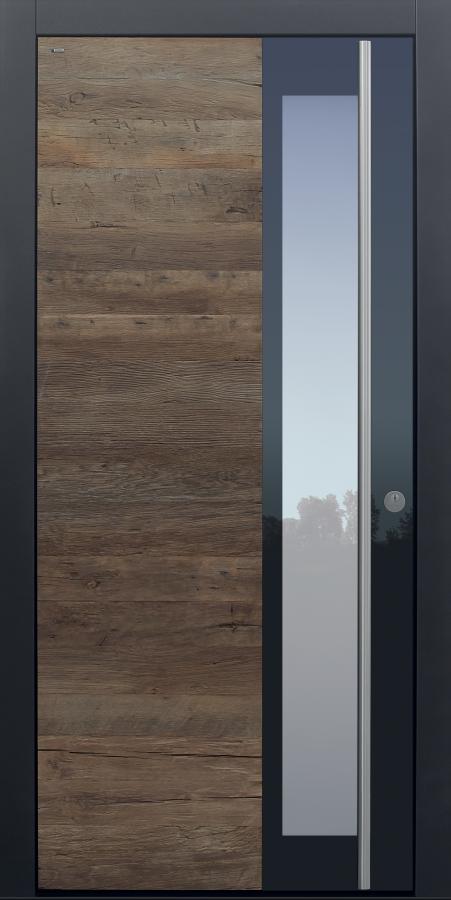 Haustür Altholz Eiche sonnenverbrannt Modell B37
