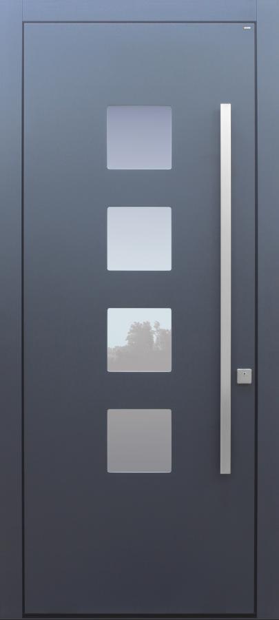 Haustür modern, anthrazit, TOPICcore, Sicherheitstür, passivhaustauglich, besser als Alu, Glas