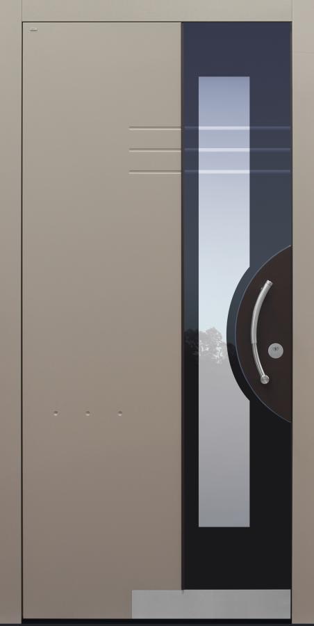 Haustür beige Modell Shadow03