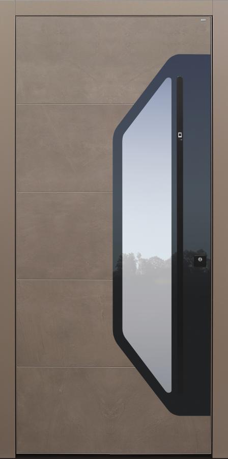 Haustür grau Kollektion Smart mit Fingerprint Modell Smart03